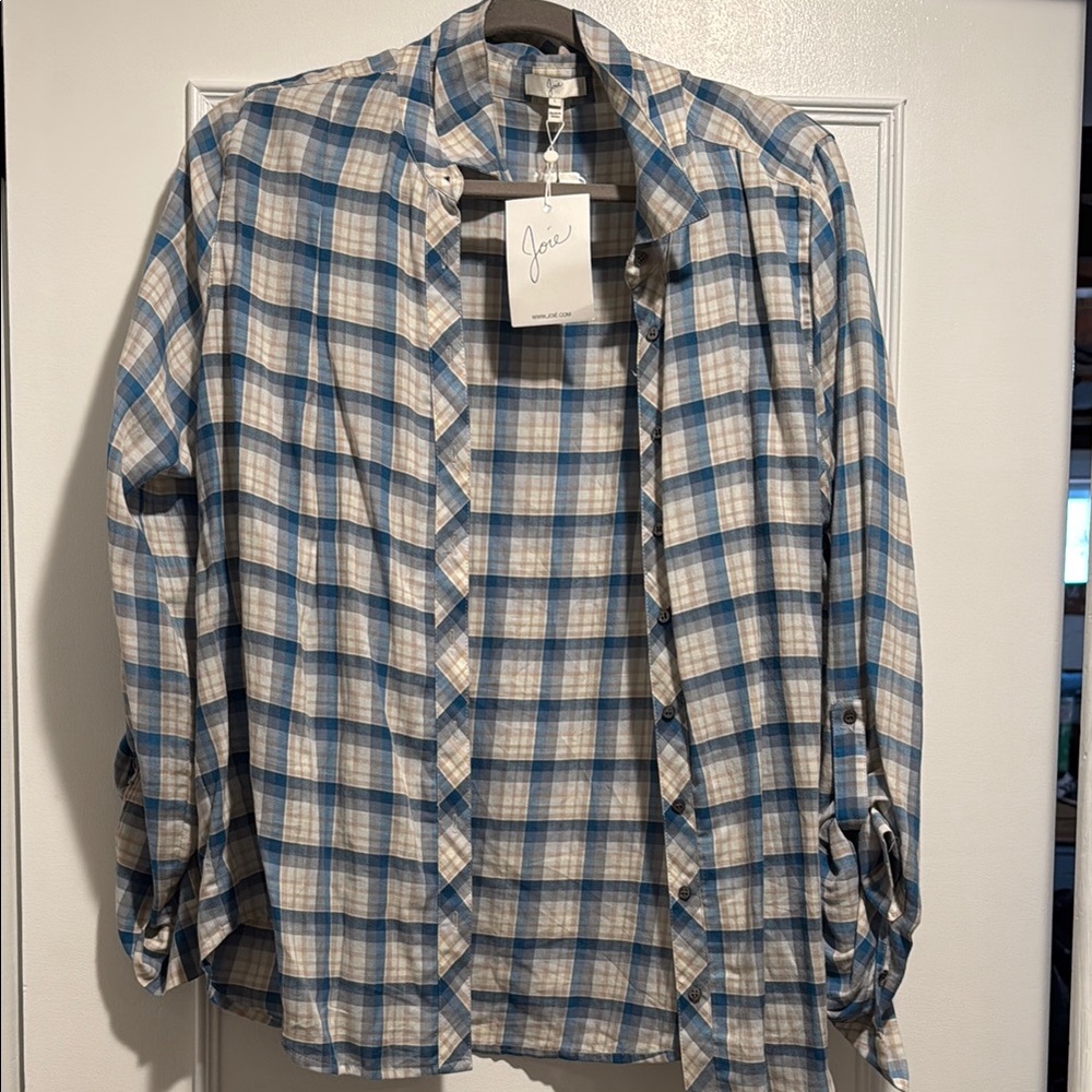 Joie Blue Plaid Men's Jacket
